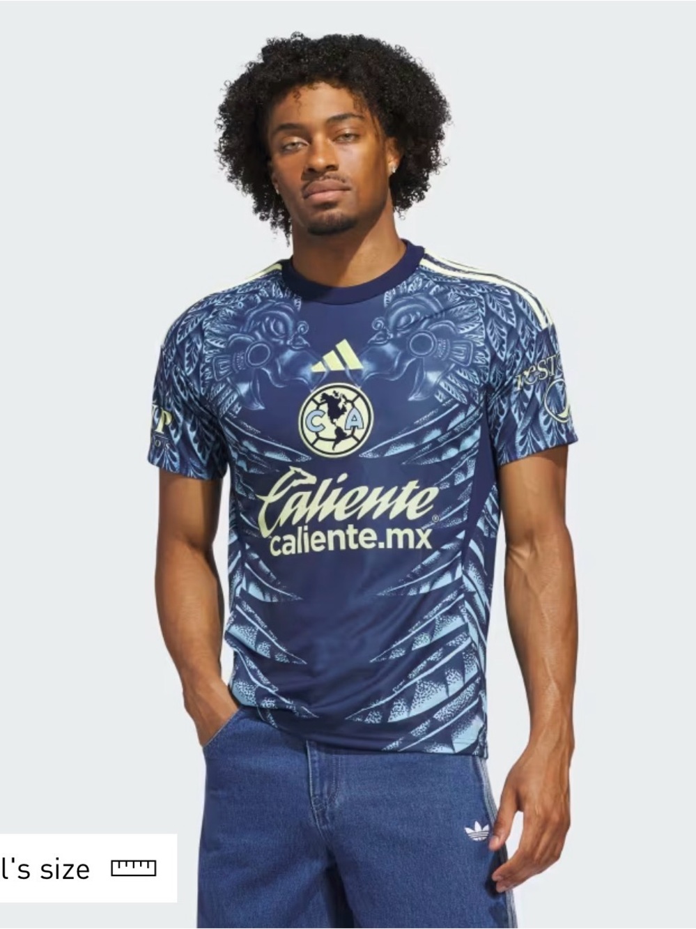 Club América Navy Graphic Soccer Jersey